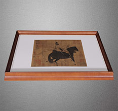 张掖书画装裱配框服务案例